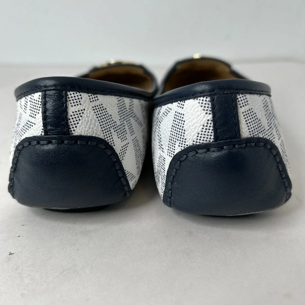 Michael Kors Logo Leather Ballet Flats Size 8‎